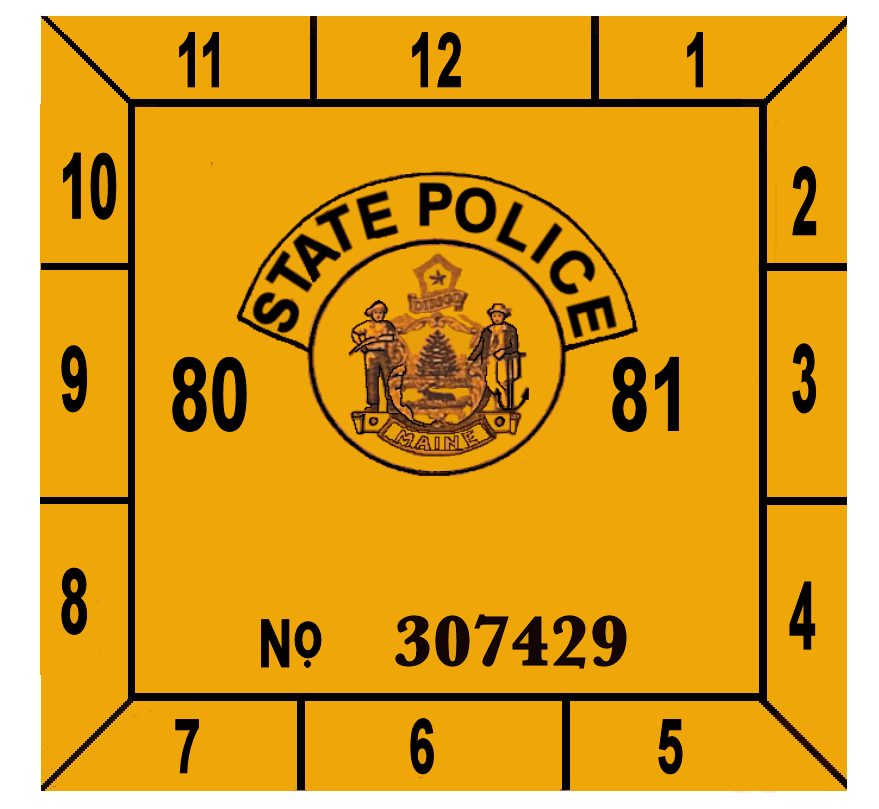 1980-81 Maine Inspection Sticker
